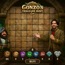 Frumzi - Gonzo's Treasure Hunt Live - Evolution Gaming