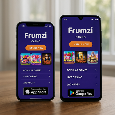 Frumzi Casino - Mobile Apps - iOS and Android